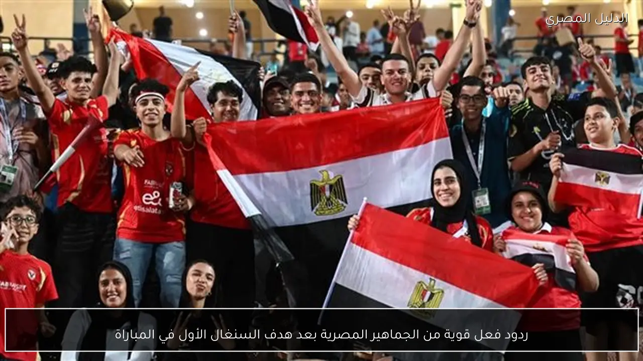 ردود فعل قوية من الجماهير المصرية بعد هدف السنغال الأول في المباراة
