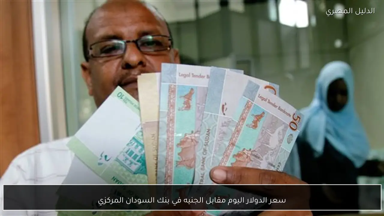 سعر الدولار اليوم مقابل الجنيه في بنك السودان المركزي