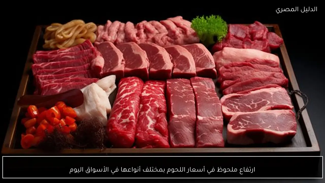 ارتفاع ملحوظ في أسعار اللحوم بمختلف أنواعها في الأسواق اليوم