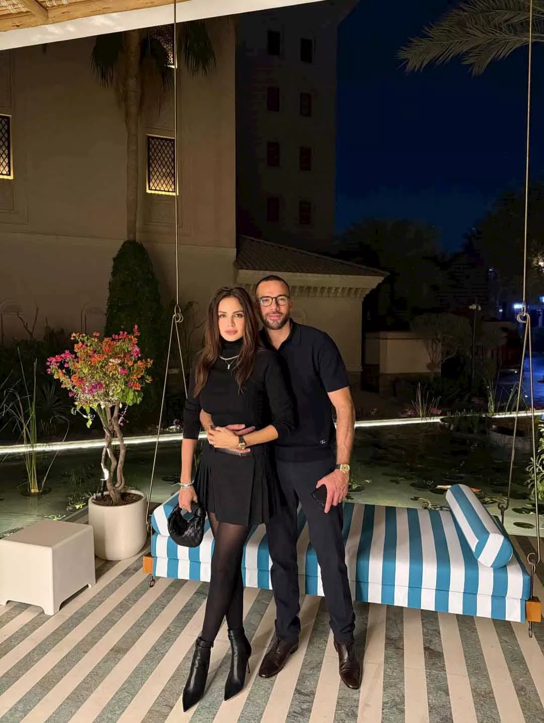 امال ماهر وزوجها علي محجوب