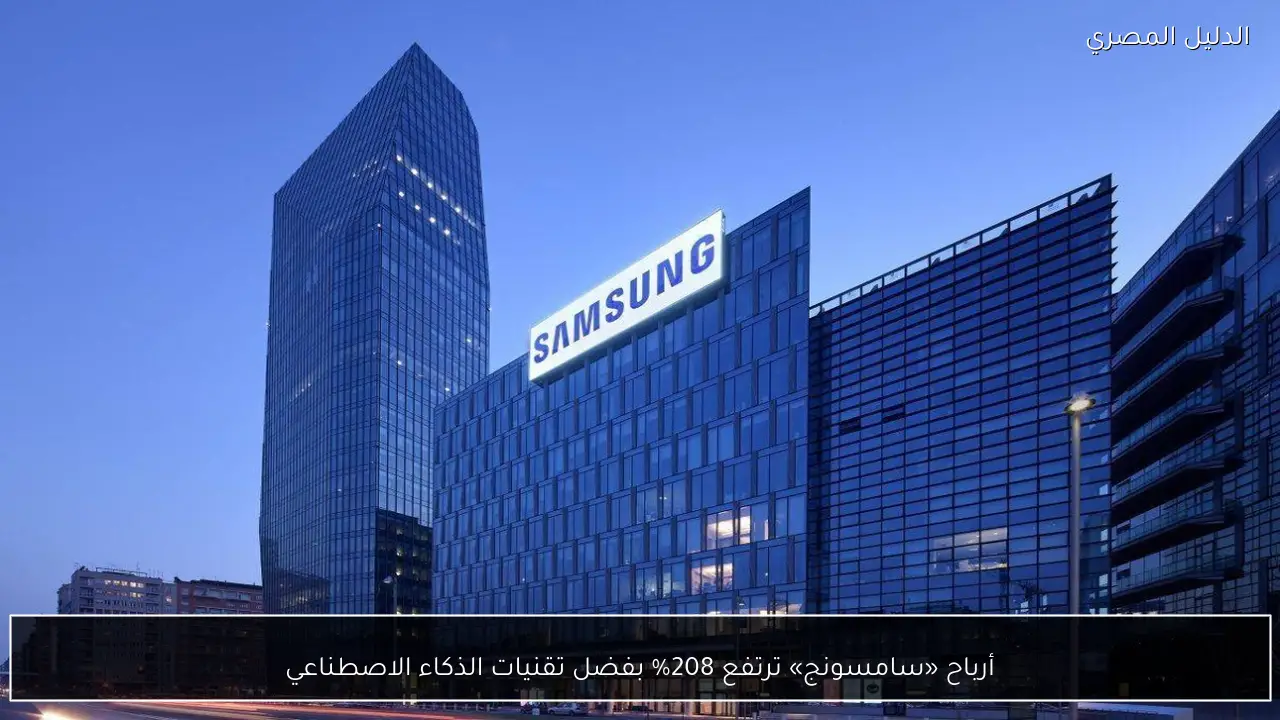 أرباح «سامسونج» ترتفع 208% بفضل تقنيات الذكاء الاصطناعي