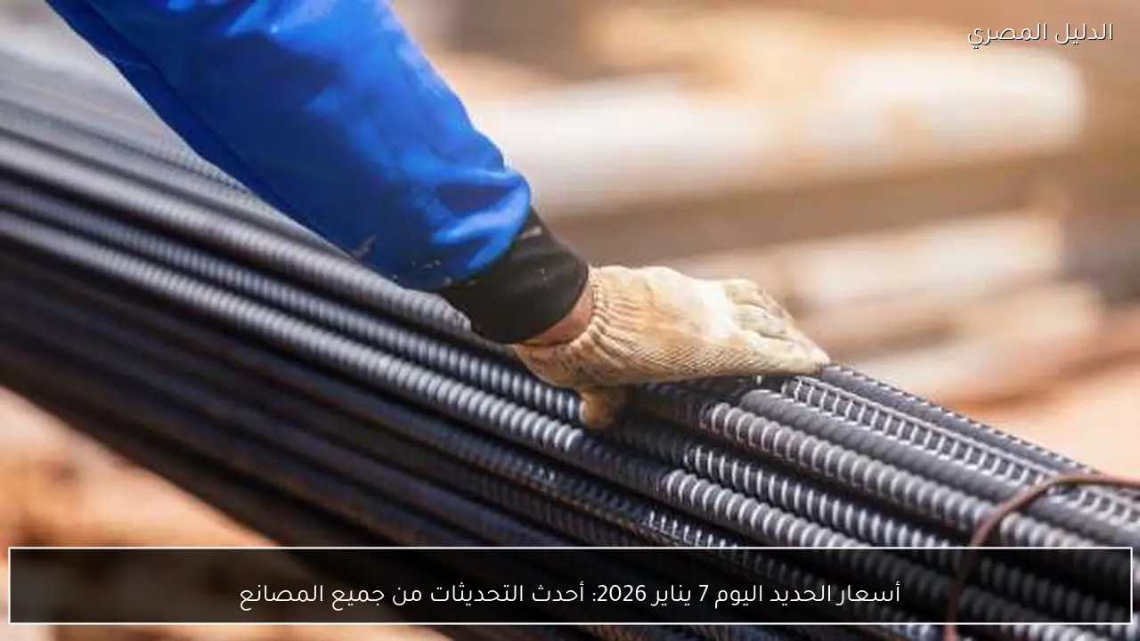 أسعار الحديد اليوم 7 يناير 2026: أحدث التحديثات من جميع المصانع