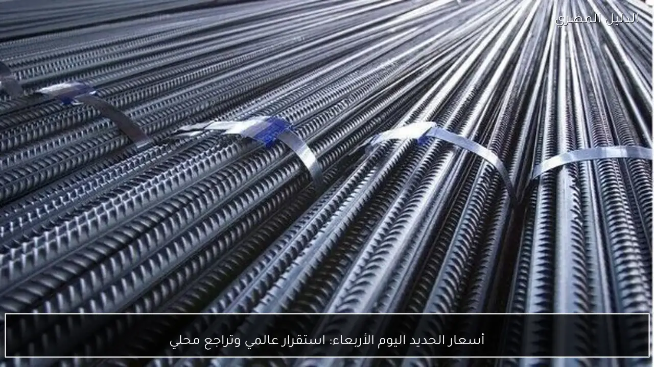 أسعار الحديد اليوم الأربعاء: استقرار عالمي وتراجع محلي