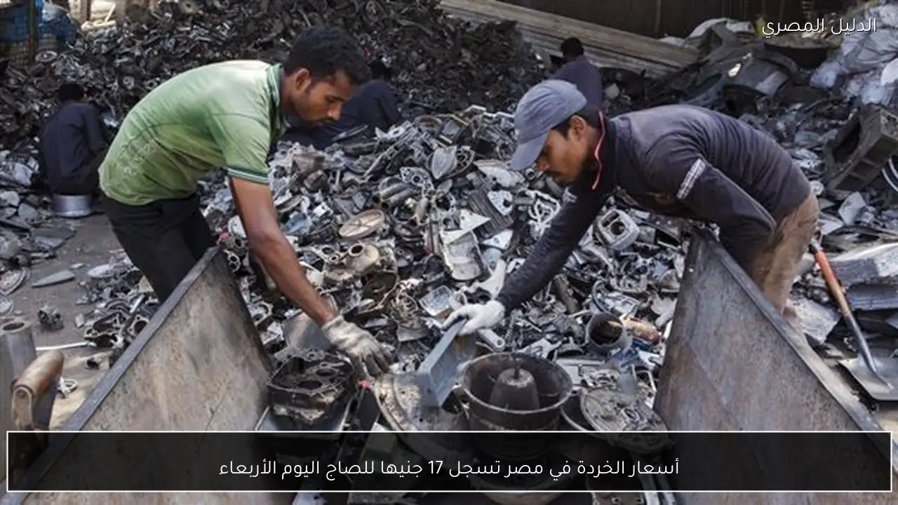 أسعار الخردة في مصر تسجل 17 جنيها للصاج اليوم الأربعاء