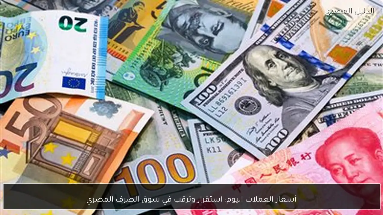 أسعار العملات اليوم: استقرار وترقب في سوق الصرف المصري