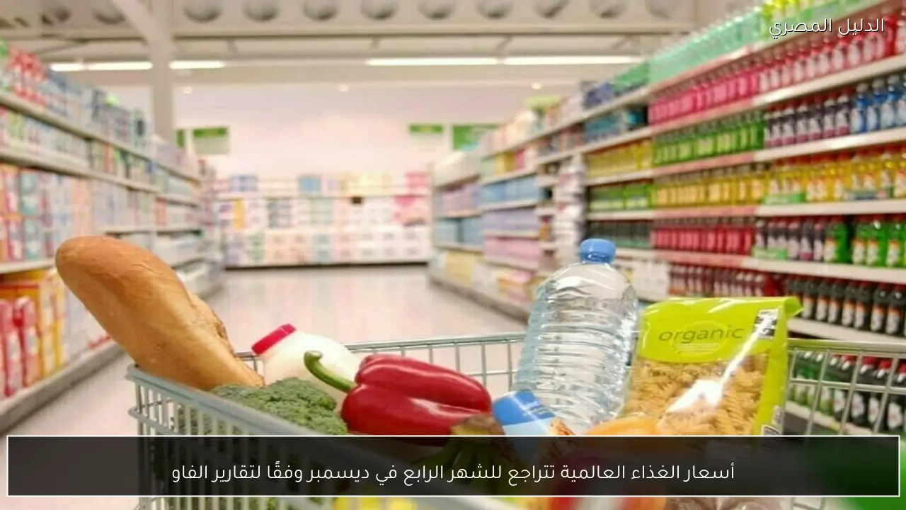 أسعار الغذاء العالمية تتراجع للشهر الرابع في ديسمبر وفقًا لتقارير الفاو