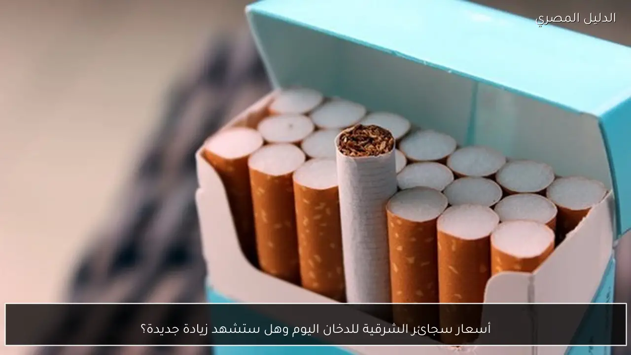 أسعار سجائر الشرقية للدخان اليوم وهل ستشهد زيادة جديدة؟