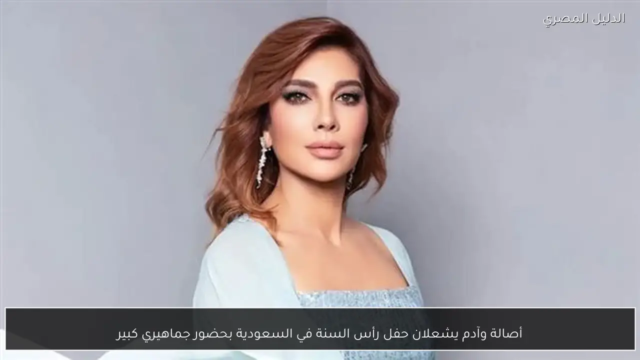 أصالة وآدم يشعلان حفل رأس السنة في السعودية بحضور جماهيري كبير