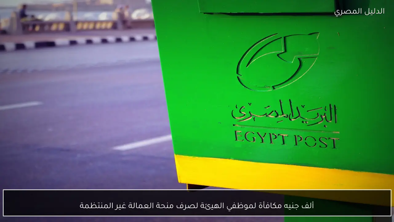 ألف جنيه مكافأة لموظفي الهيئة لصرف منحة العمالة غير المنتظمة