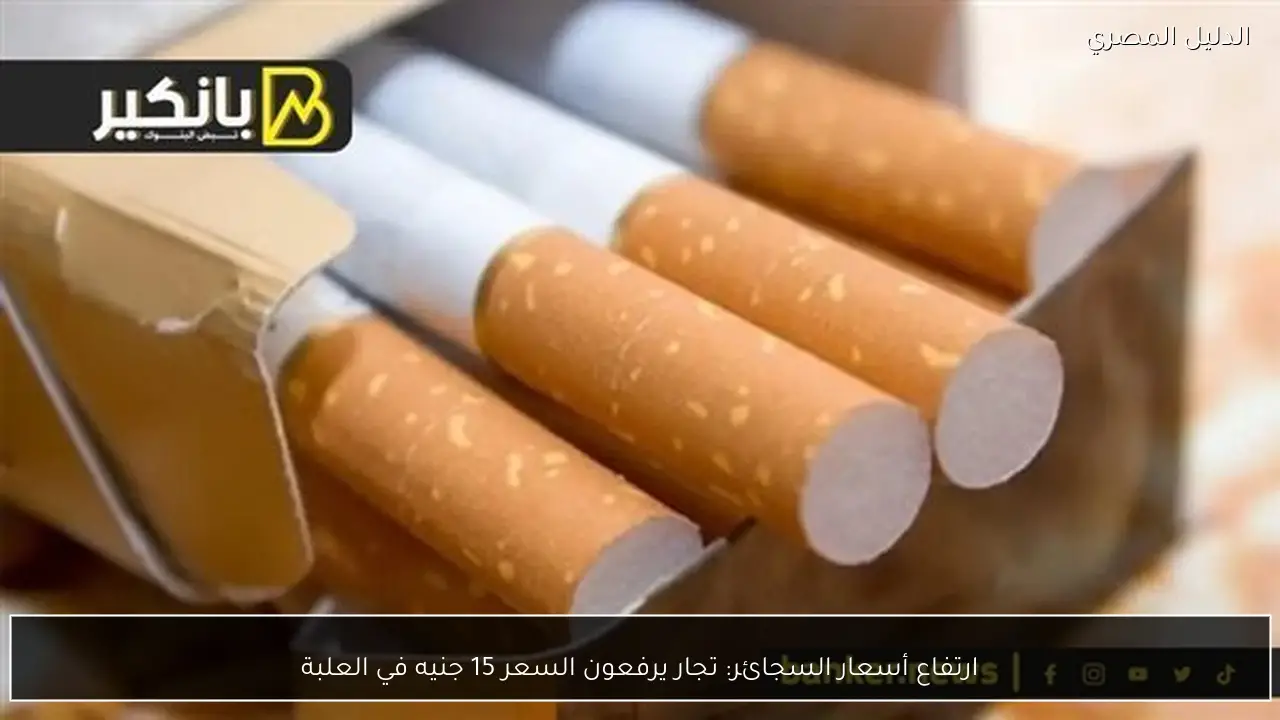 ارتفاع أسعار السجائر: تجار يرفعون السعر 15 جنيه في العلبة
