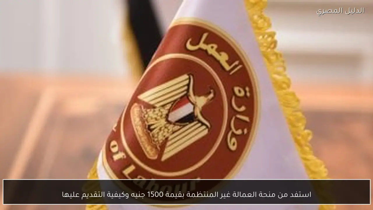 استفد من منحة العمالة غير المنتظمة بقيمة 1500 جنيه وكيفية التقديم عليها