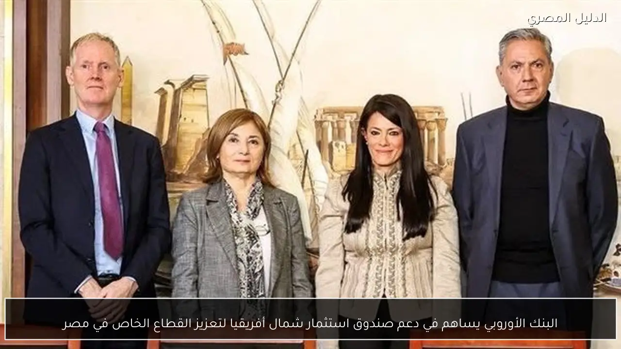 البنك الأوروبي يساهم في دعم صندوق استثمار شمال أفريقيا لتعزيز القطاع الخاص في مصر