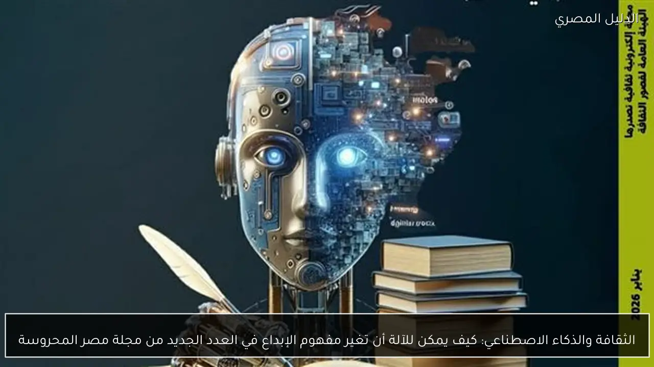 الثقافة والذكاء الاصطناعي: كيف يمكن للآلة أن تغير مفهوم الإبداع في العدد الجديد من مجلة مصر المحروسة