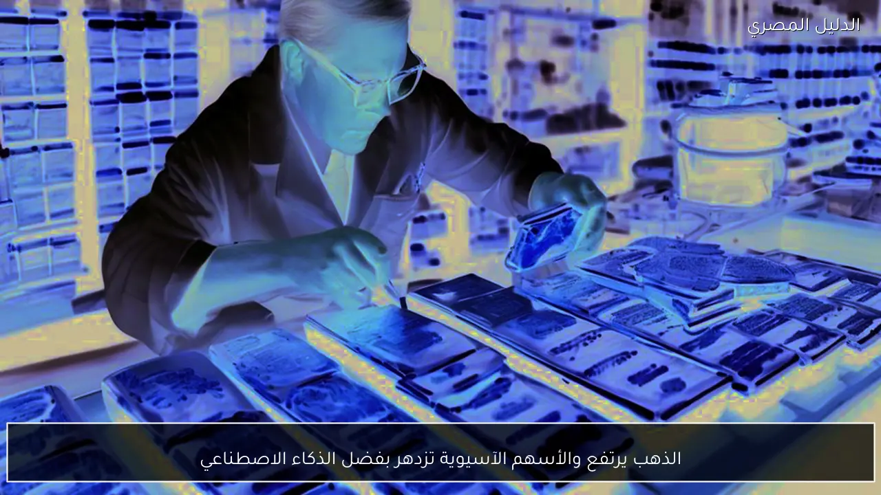 الذهب يرتفع والأسهم الآسيوية تزدهر بفضل الذكاء الاصطناعي