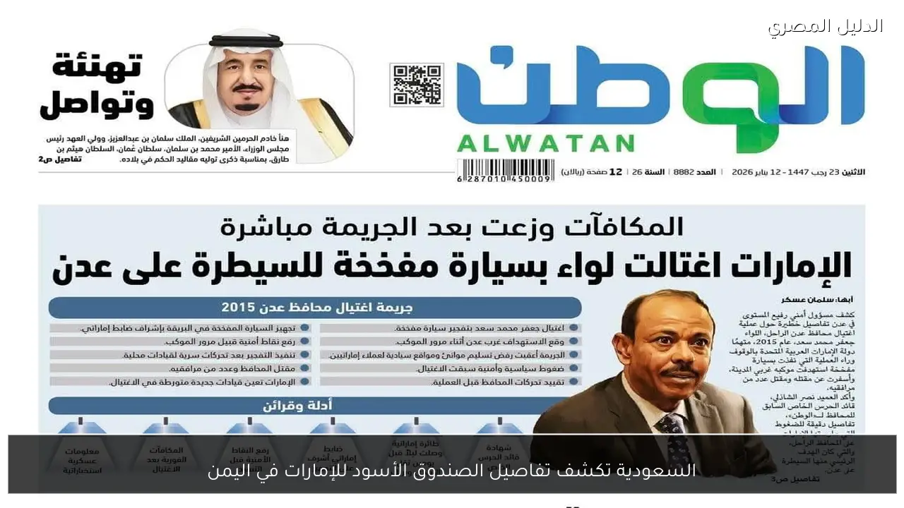 السعودية تكشف تفاصيل الصندوق الأسود للإمارات في اليمن