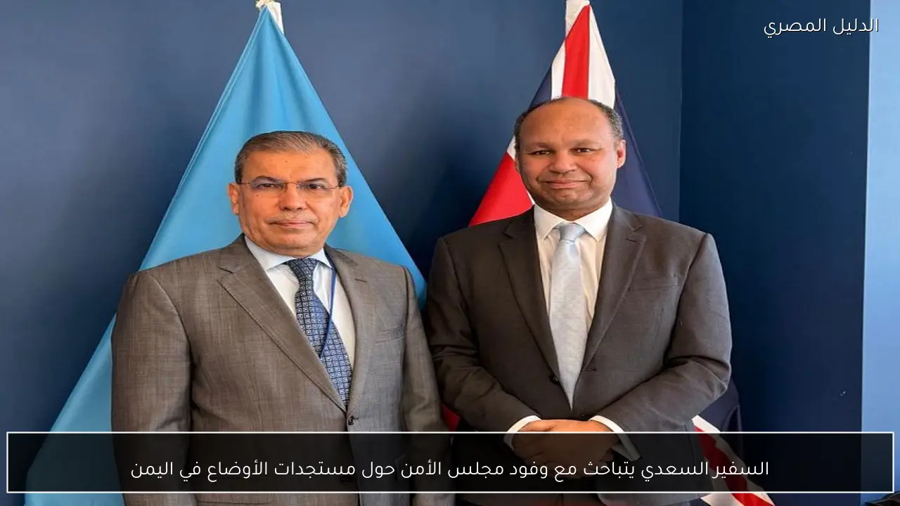 السفير السعدي يتباحث مع وفود مجلس الأمن حول مستجدات الأوضاع في اليمن