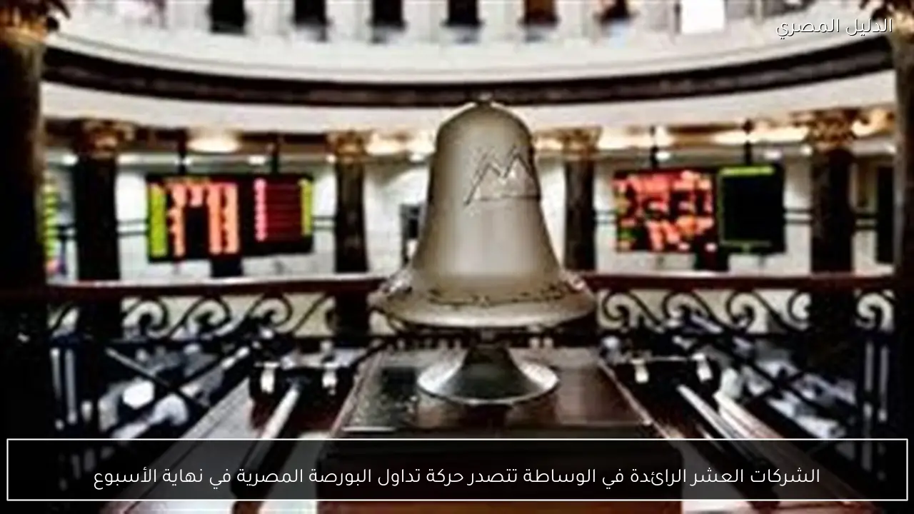 الشركات العشر الرائدة في الوساطة تتصدر حركة تداول البورصة المصرية في نهاية الأسبوع