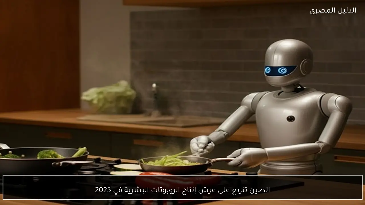 الصين تتربع على عرش إنتاج الروبوتات البشرية في 2025