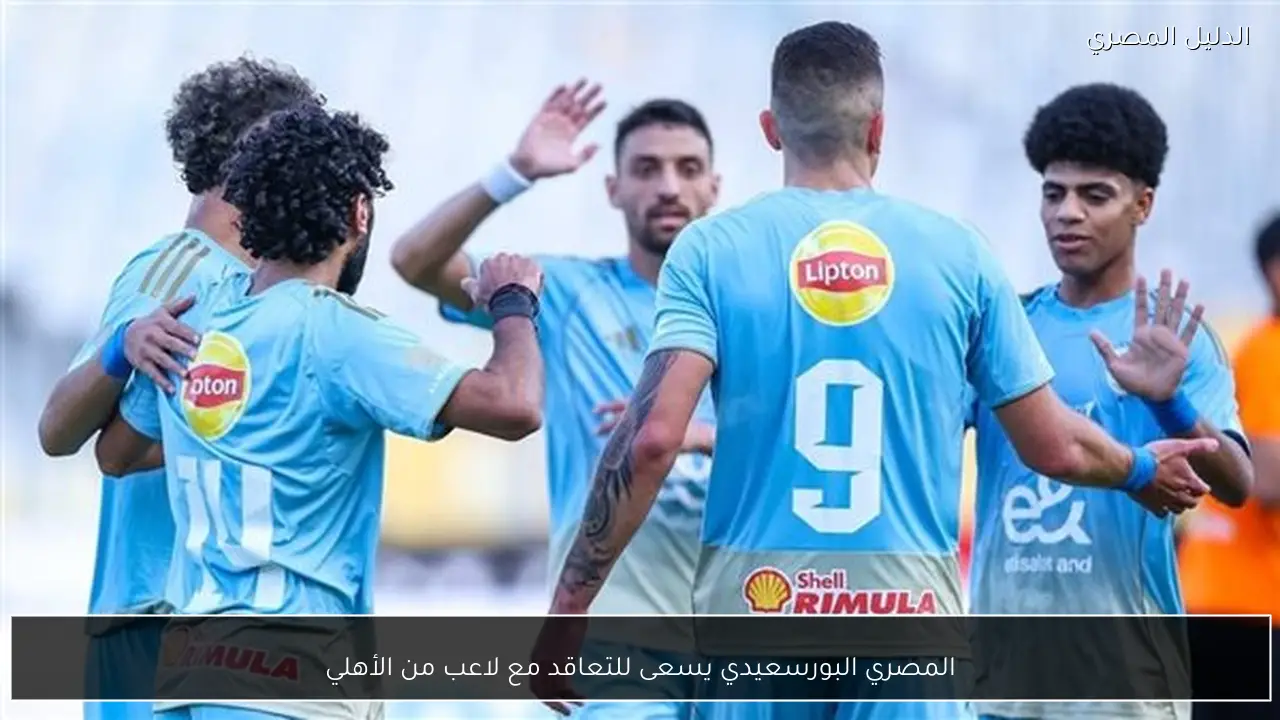 المصري البورسعيدي يسعى للتعاقد مع لاعب من الأهلي