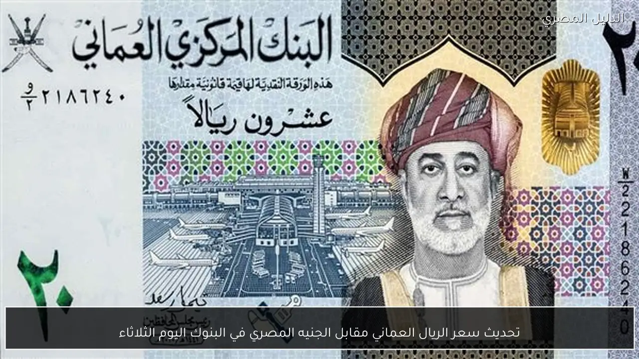تحديث سعر الريال العماني مقابل الجنيه المصري في البنوك اليوم الثلاثاء