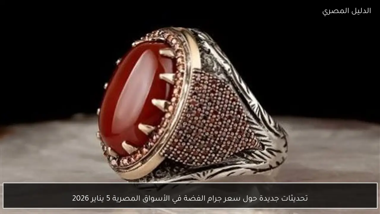 تحديثات جديدة حول سعر جرام الفضة في الأسواق المصرية 5 يناير 2026