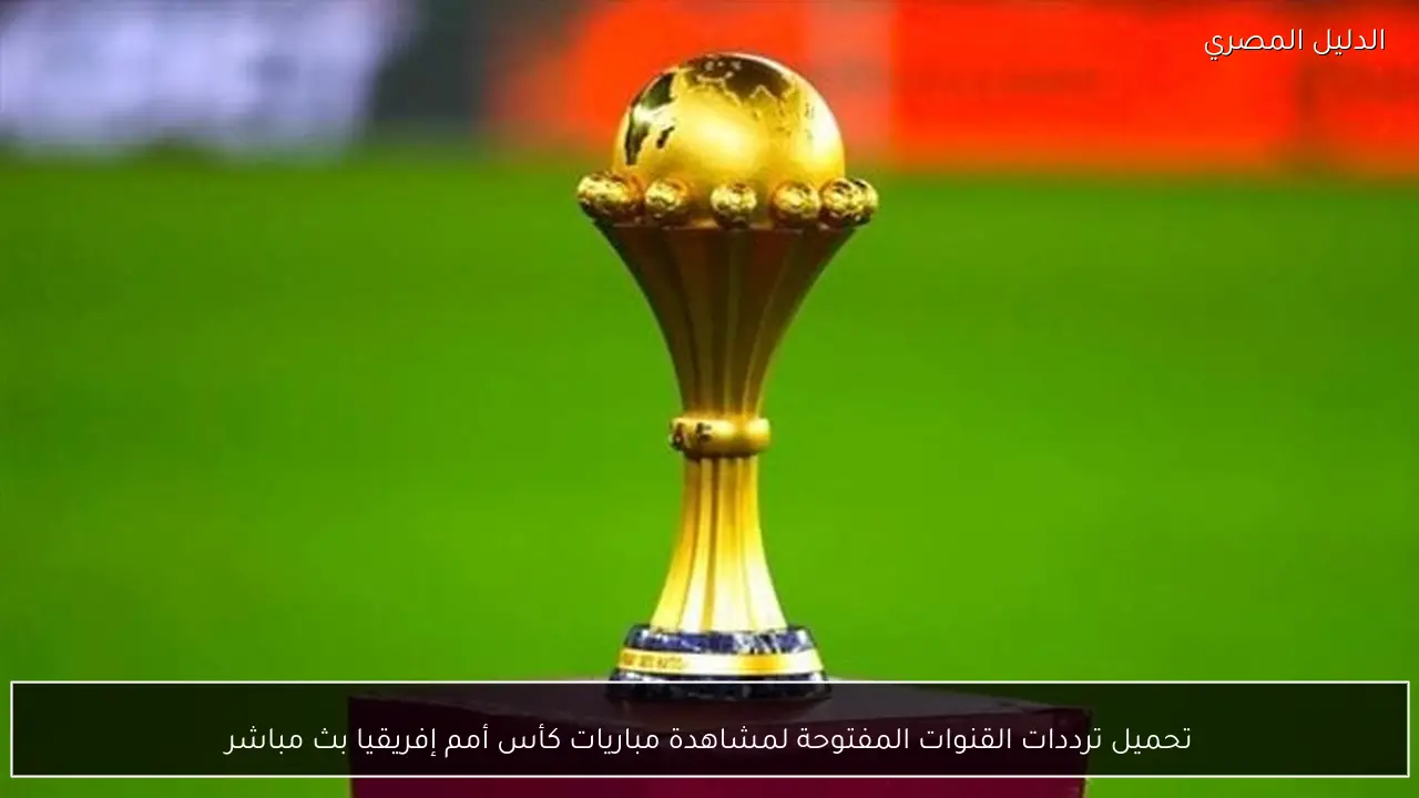 تحميل ترددات القنوات المفتوحة لمشاهدة مباريات كأس أمم إفريقيا بث مباشر