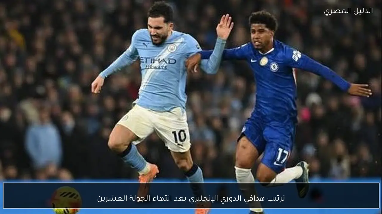 ترتيب هدافي الدوري الإنجليزي بعد انتهاء الجولة العشرين