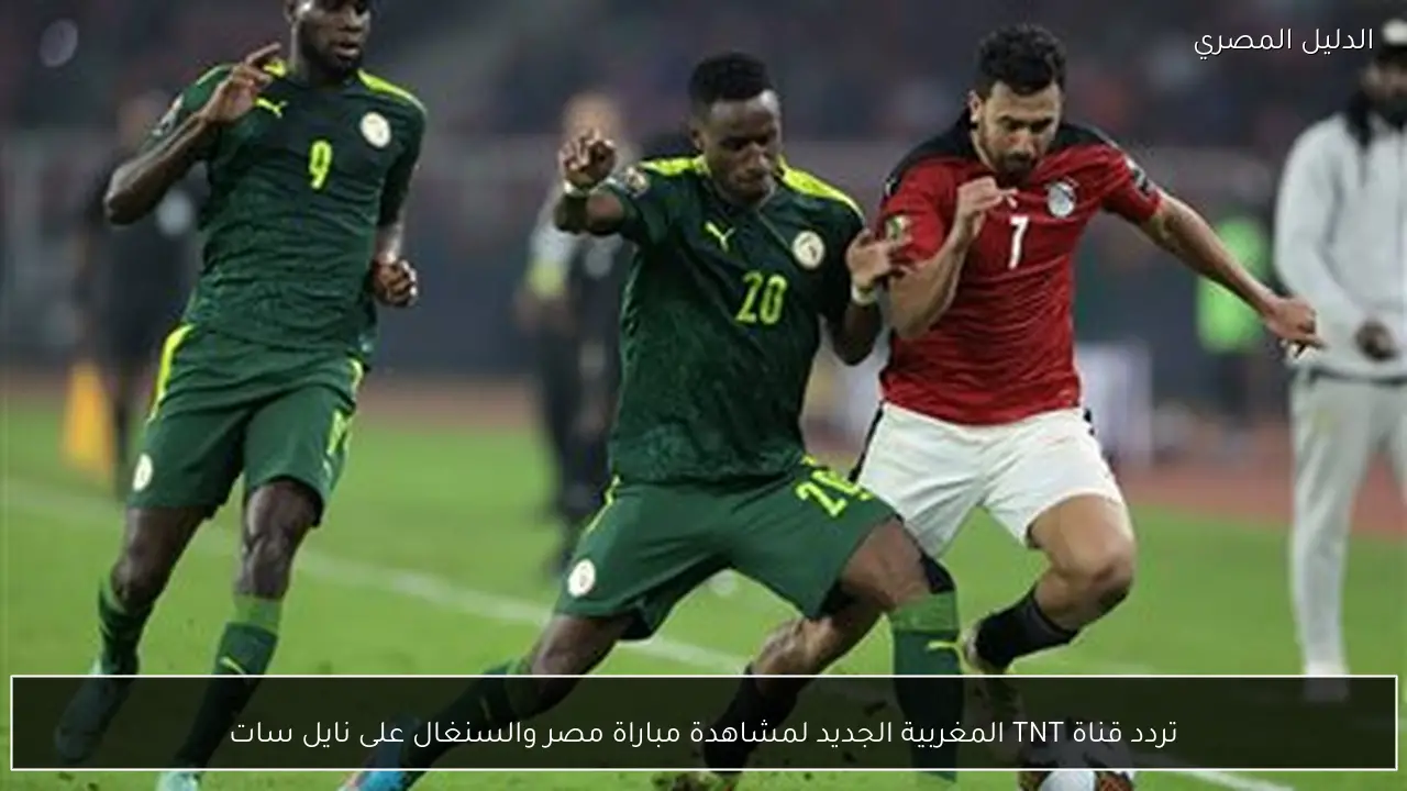 تردد قناة TNT المغربية الجديد لمشاهدة مباراة مصر والسنغال على نايل سات