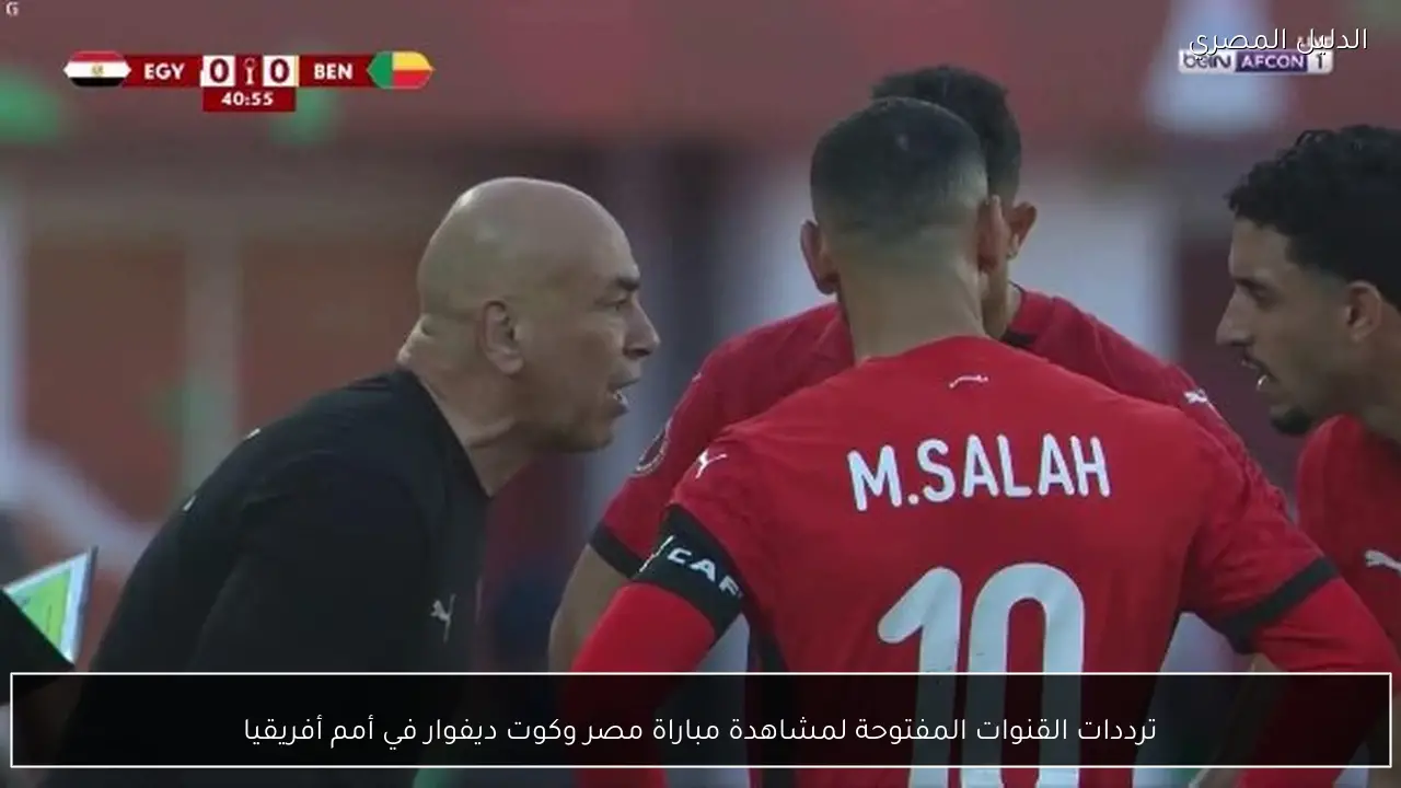 ترددات القنوات المفتوحة لمشاهدة مباراة مصر وكوت ديفوار في أمم أفريقيا