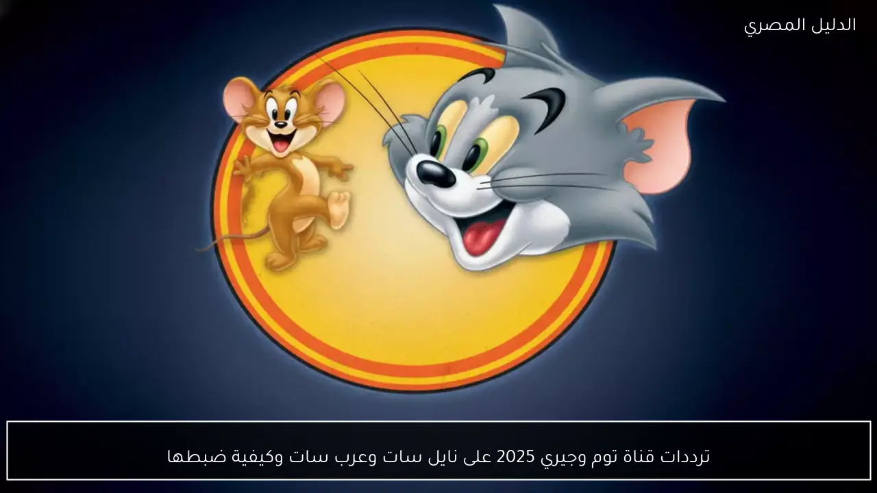 ترددات قناة توم وجيري 2025 على نايل سات وعرب سات وكيفية ضبطها