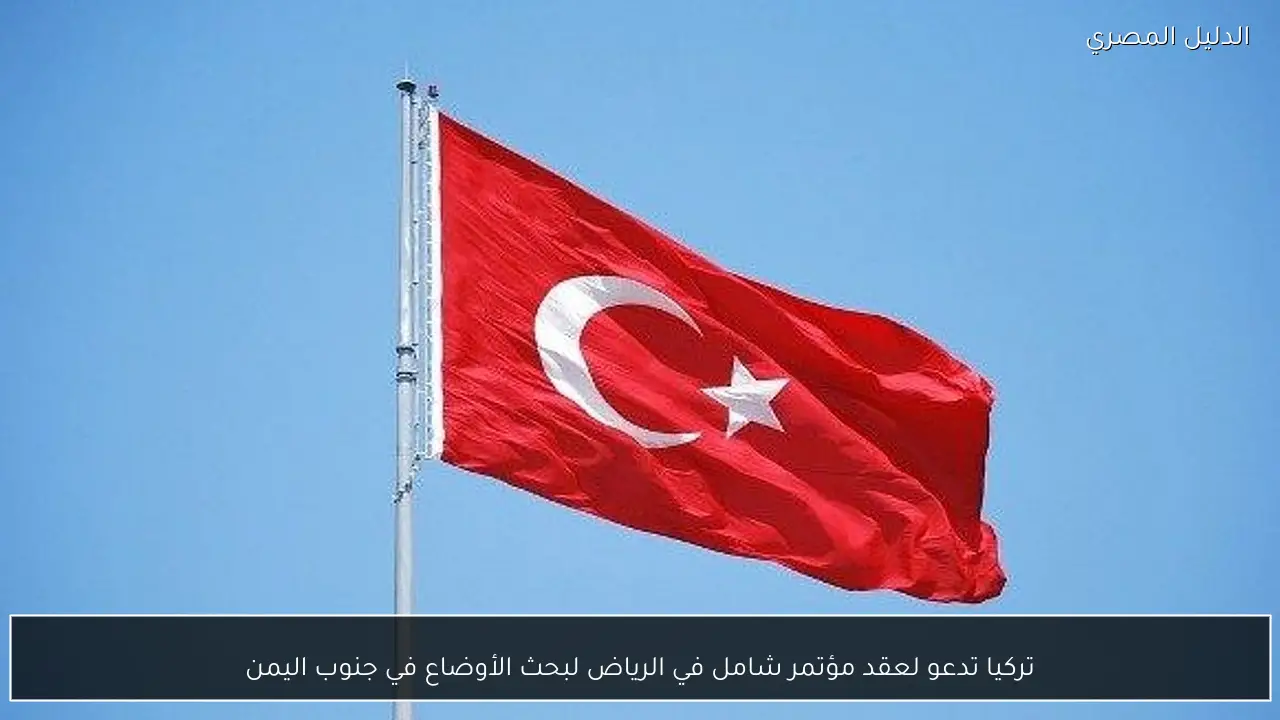 تركيا تدعو لعقد مؤتمر شامل في الرياض لبحث الأوضاع في جنوب اليمن