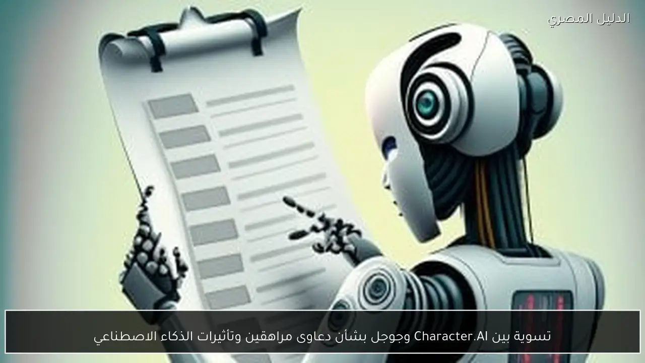 تسوية بين Character.AI وجوجل بشأن دعاوى مراهقين وتأثيرات الذكاء الاصطناعي