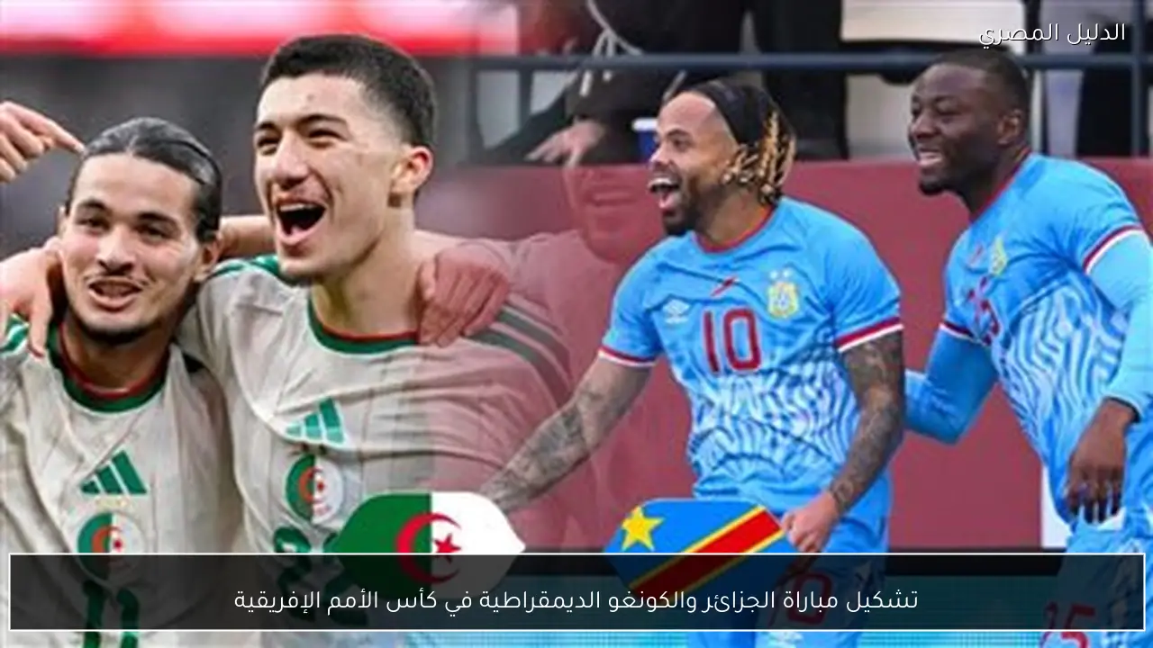 تشكيل مباراة الجزائر والكونغو الديمقراطية في كأس الأمم الإفريقية