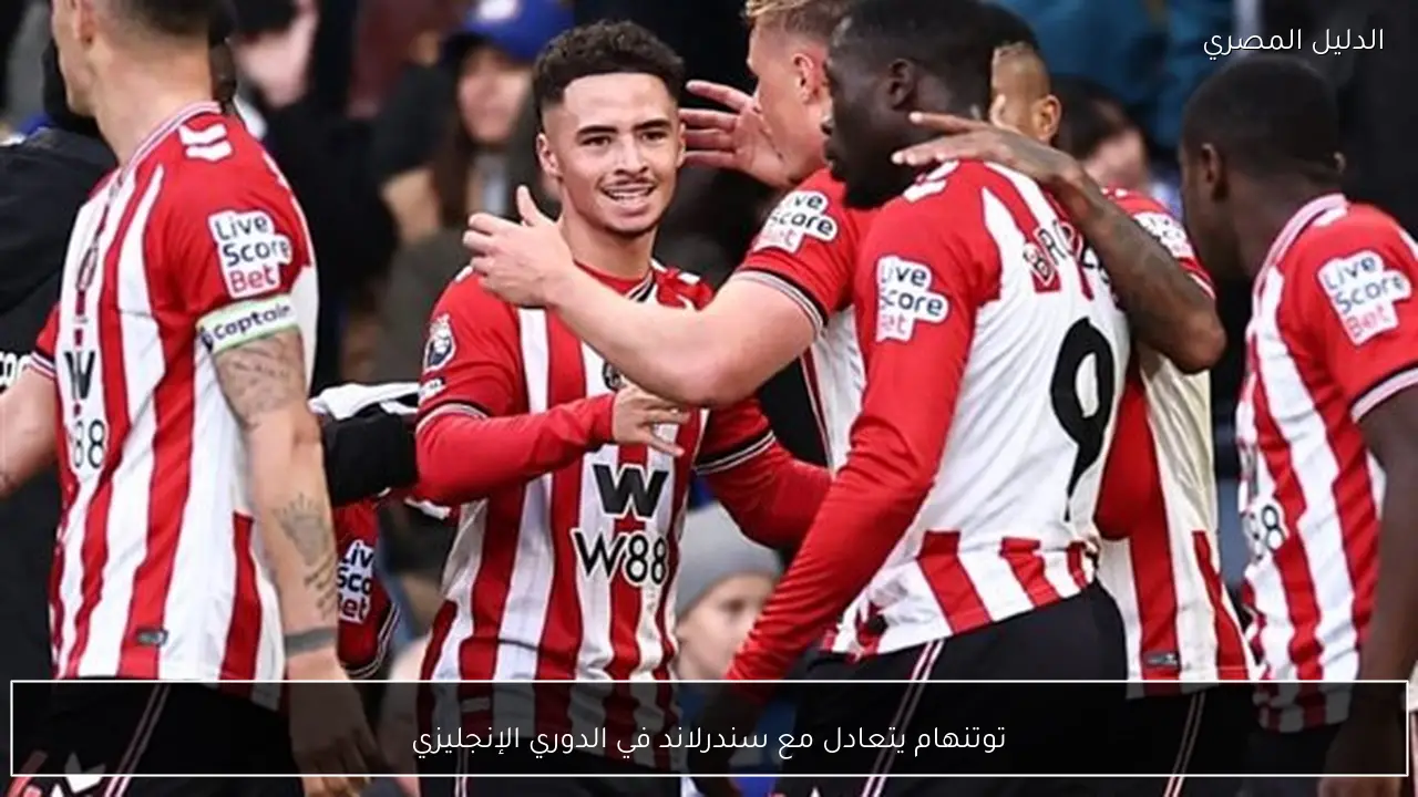 توتنهام يتعادل مع سندرلاند في الدوري الإنجليزي