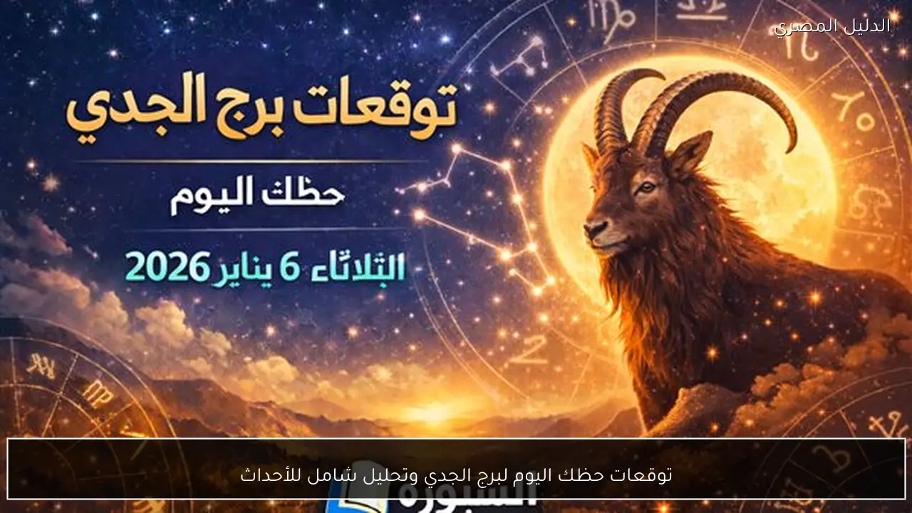 توقعات حظك اليوم لبرج الجدي وتحليل شامل للأحداث