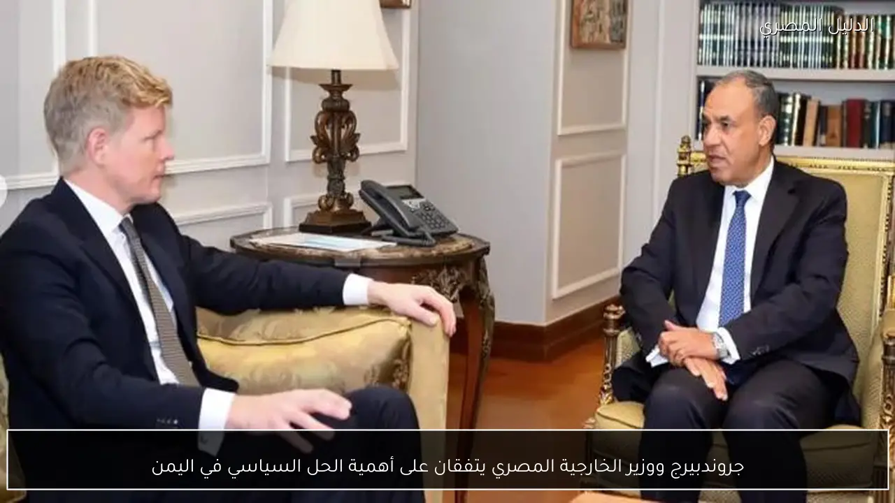 جروندبيرج ووزير الخارجية المصري يتفقان على أهمية الحل السياسي في اليمن