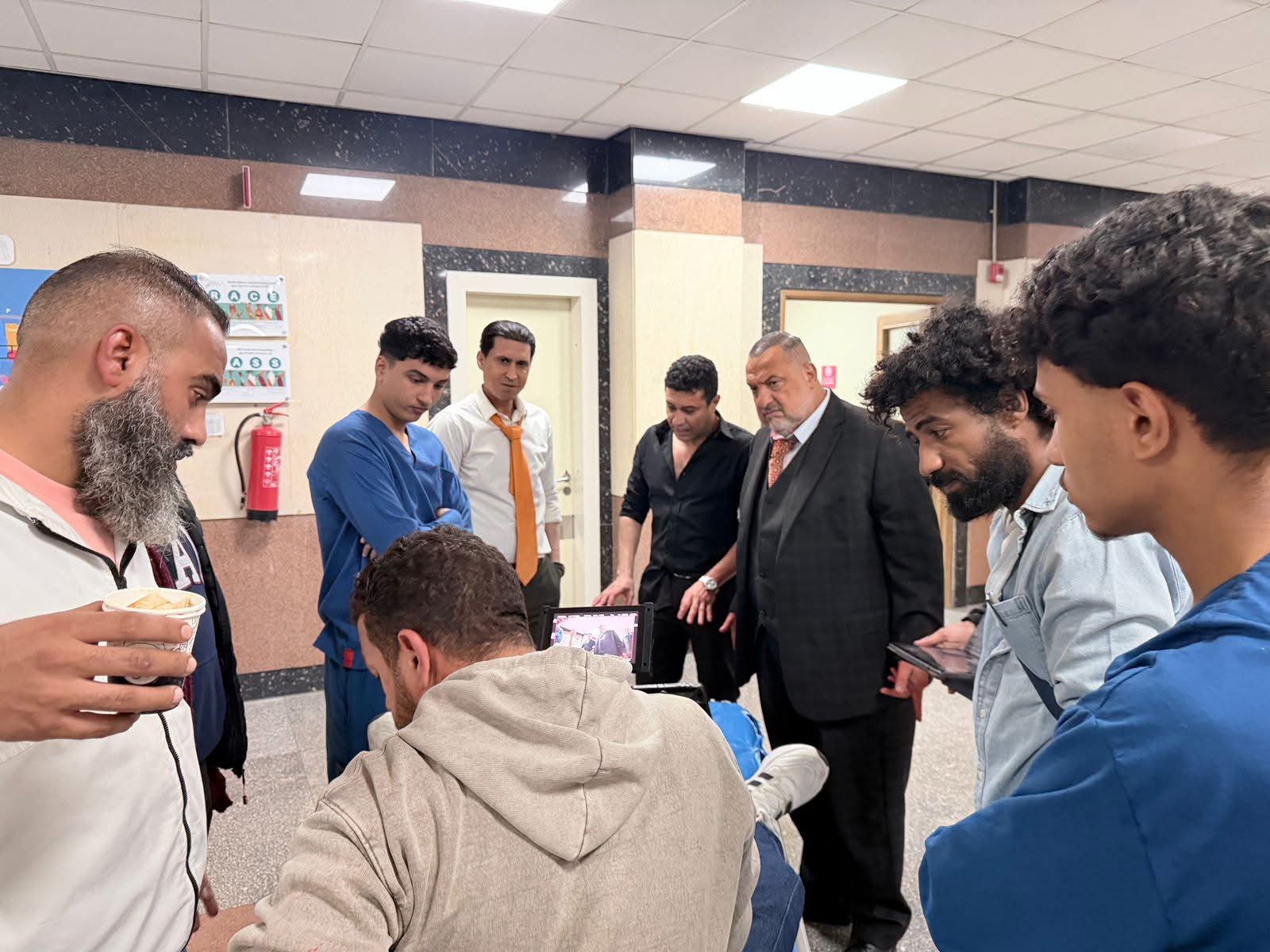 صورة من كواليس المسلسل