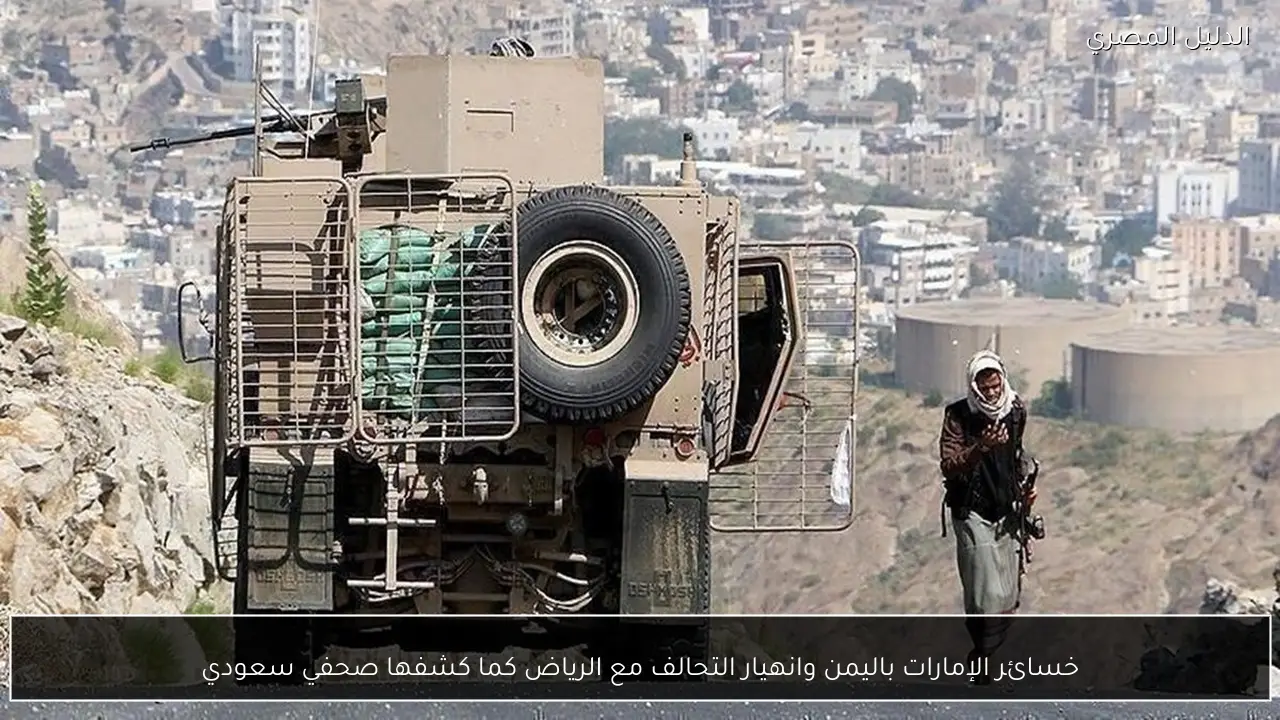 خسائر الإمارات باليمن وانهيار التحالف مع الرياض كما كشفها صحفي سعودي