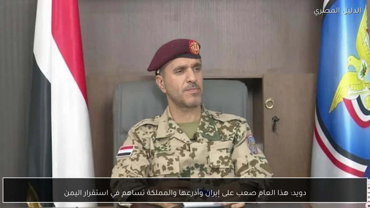 دويد: هذا العام صعب على إيران وأذرعها والمملكة تساهم في استقرار اليمن