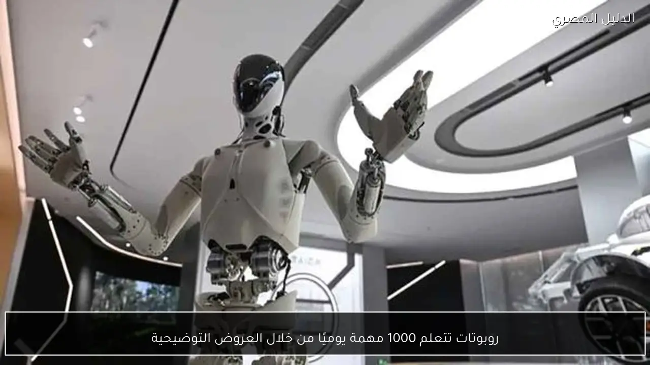 روبوتات تتعلم 1000 مهمة يوميًا من خلال العروض التوضيحية