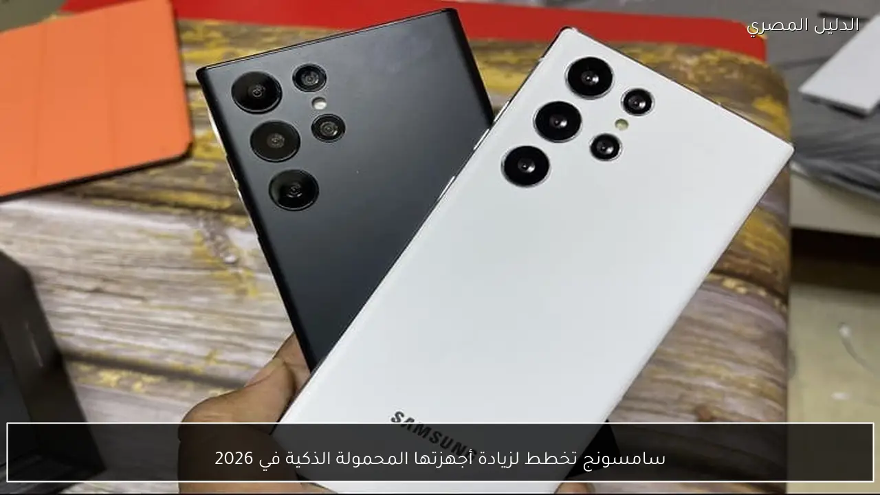 سامسونج تخطط لزيادة أجهزتها المحمولة الذكية في 2026