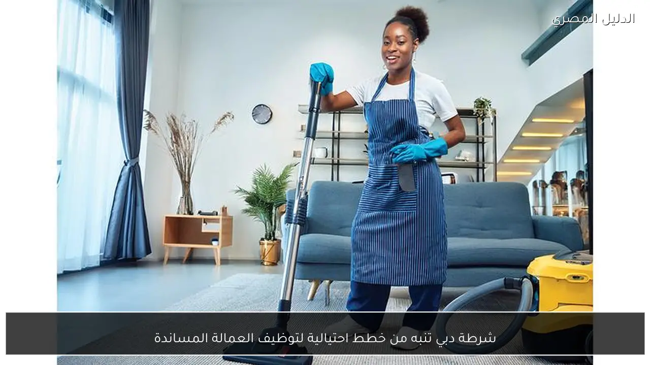 شرطة دبي تنبه من خطط احتيالية لتوظيف العمالة المساندة