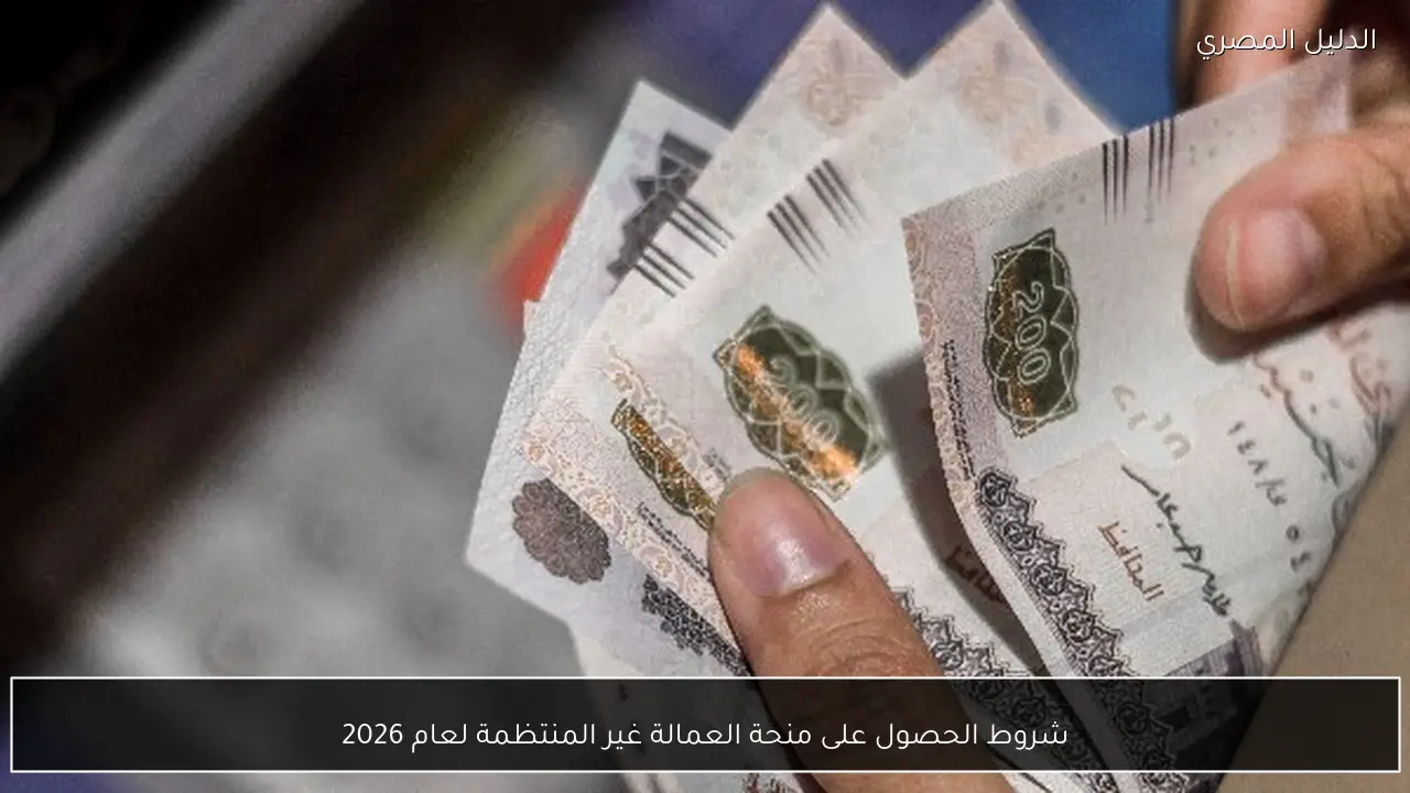 شروط الحصول على منحة العمالة غير المنتظمة لعام 2026