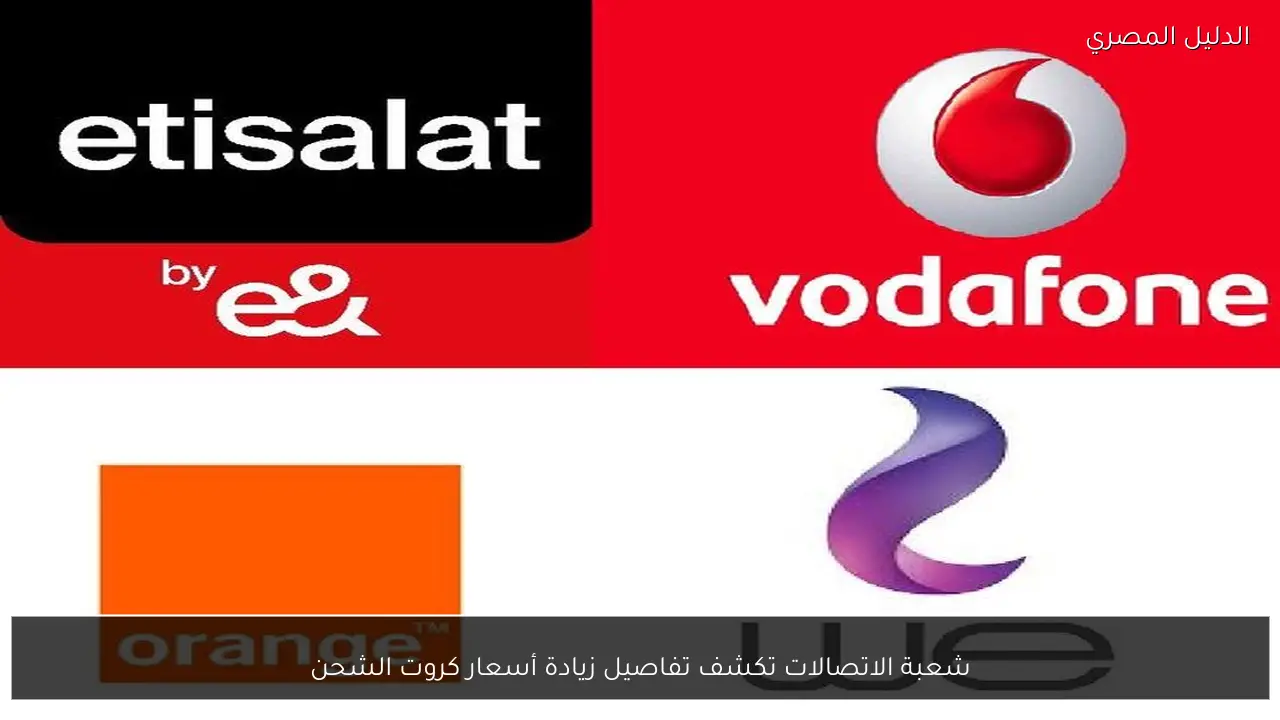 شعبة الاتصالات تكشف تفاصيل زيادة أسعار كروت الشحن