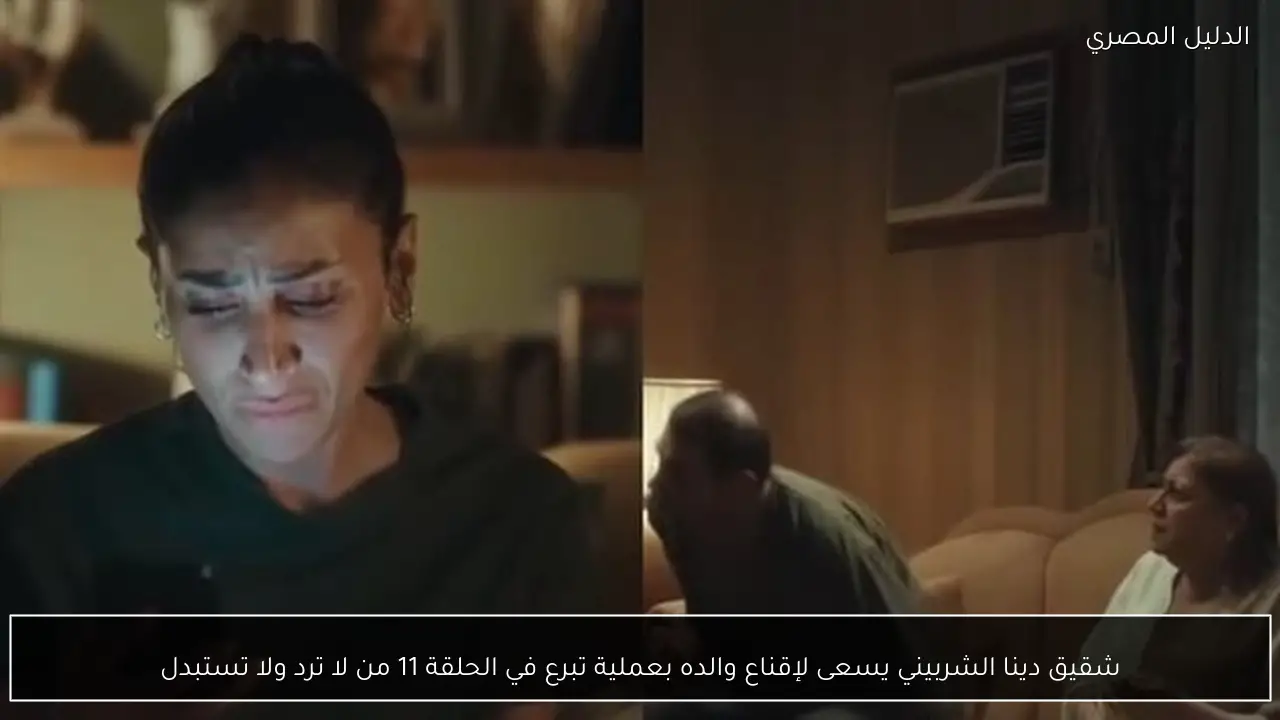 شقيق دينا الشربيني يسعى لإقناع والده بعملية تبرع في الحلقة 11 من لا ترد ولا تستبدل