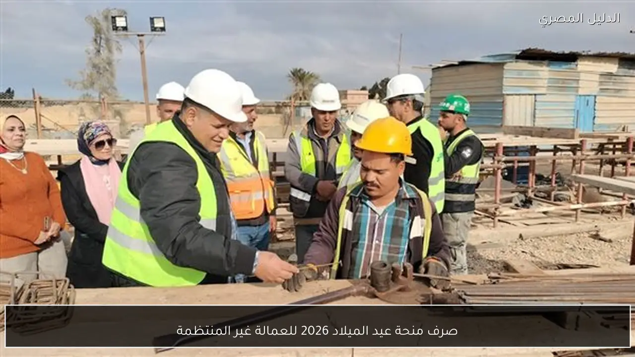 صرف منحة عيد الميلاد 2026 للعمالة غير المنتظمة