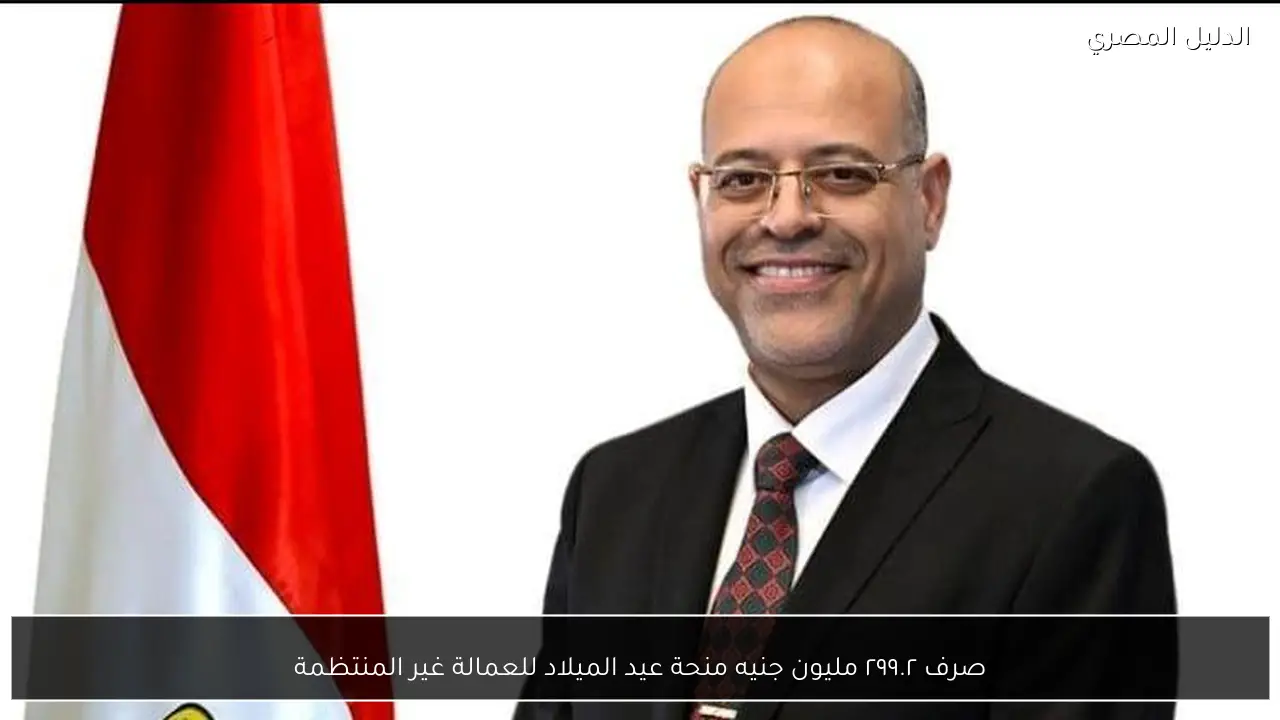 صرف ٢٩٩.٢ مليون جنيه منحة عيد الميلاد للعمالة غير المنتظمة