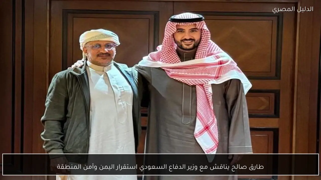 طارق صالح يناقش مع وزير الدفاع السعودي استقرار اليمن وأمن المنطقة