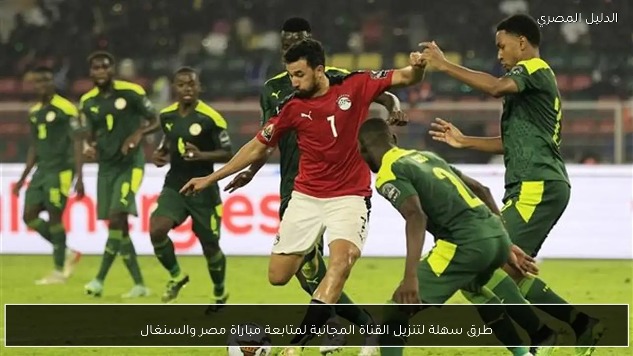 طرق سهلة لتنزيل القناة المجانية لمتابعة مباراة مصر والسنغال
