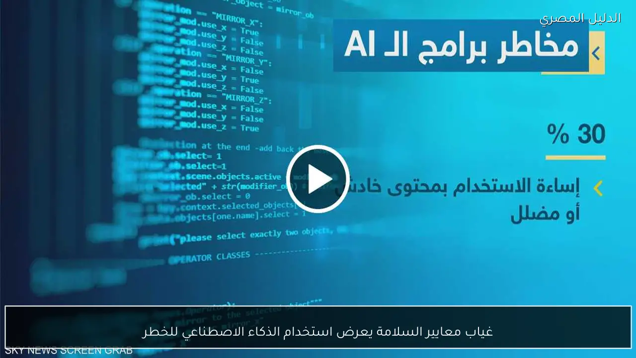 غياب معايير السلامة يعرض استخدام الذكاء الاصطناعي للخطر